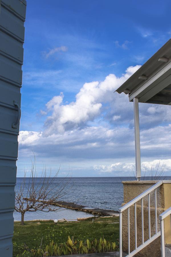 Pelagion II Sea Coral - Beachfront Holiday Home Kypseli Exterior foto
